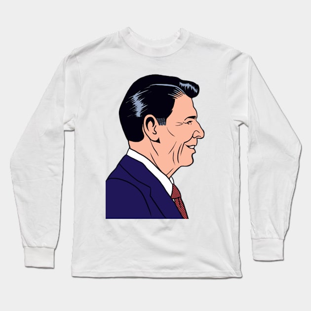Ronald Reagan Long Sleeve T-Shirt by TwoSeventy (270)